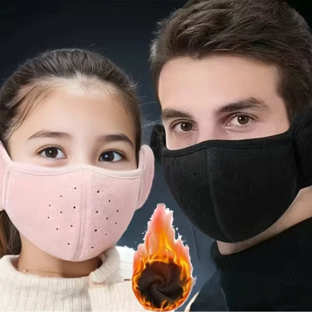 Winter Warm Fleece Mask Earmuffs